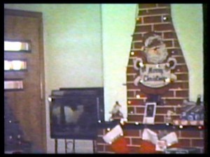 Cardboard Christmas Fireplace